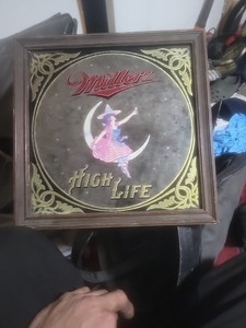 1970 Vintage Girl In The moon Miller Highlight