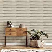 Fine Decor Holzlatten Tapete Realistischer 3D Effekt Verkleidung Grau FD42997