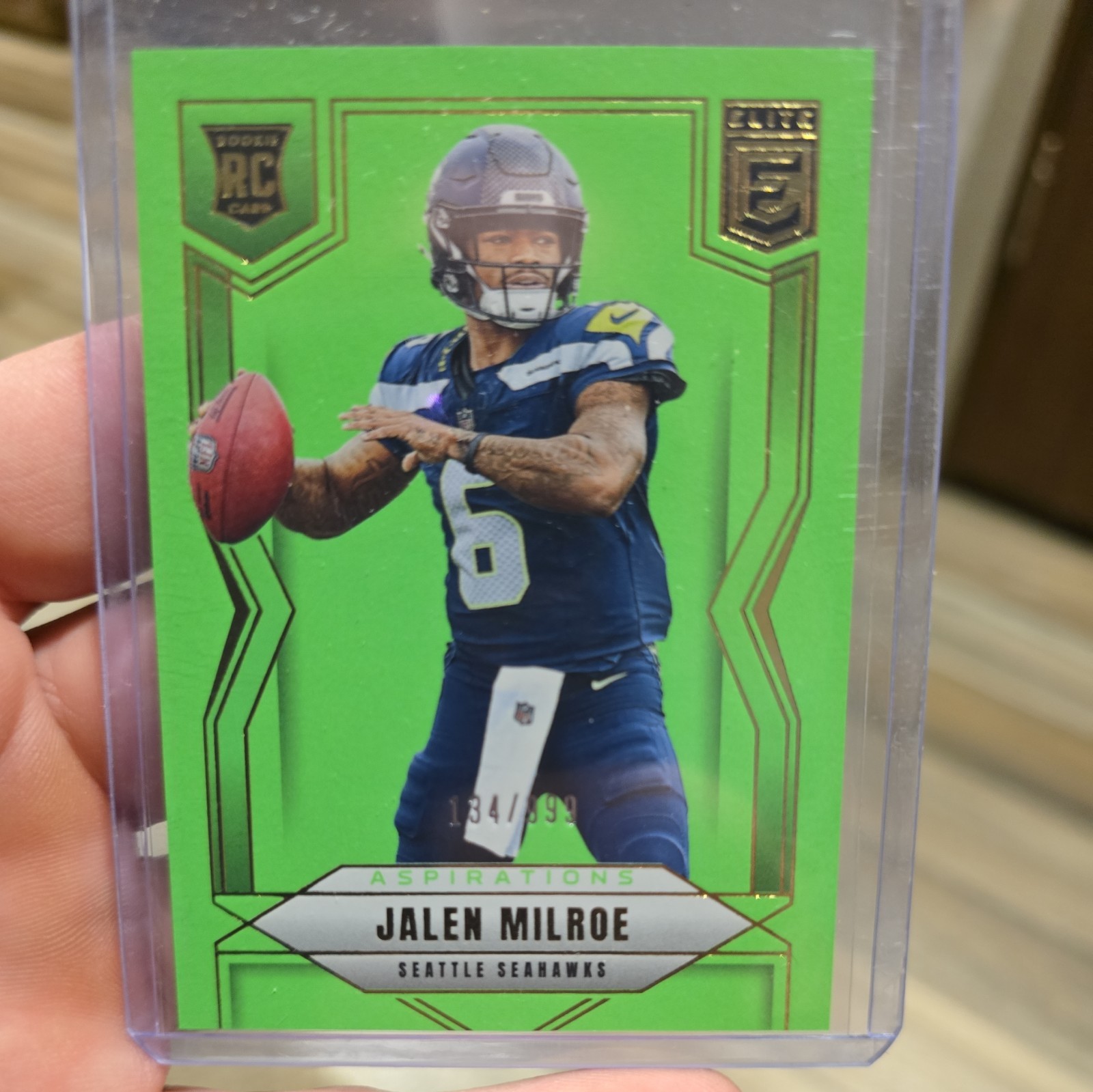 2025 Donruss Elite - Aspirations Lime Green #131 Jalen Milroe /999