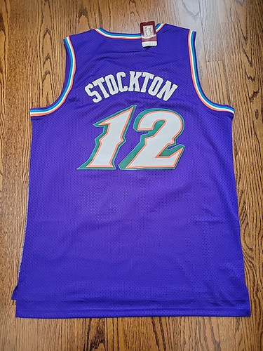 John Stockton Utah Jazz Jersey Mitchell & Ness Size XXL NBA Basketball NWT