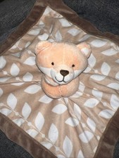 Carters Fox Lovey Security Blanket Baby Plush Stuffed Animal Leaf Print 2016