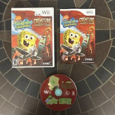 SpongeBob SquarePants: Creature from the Krusty Krab (Nintendo Wii, 2006) TESTED