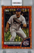 2023 Topps World Baseball Classic Paul Goldschmidt Orange Cracked Ice 69 18/25