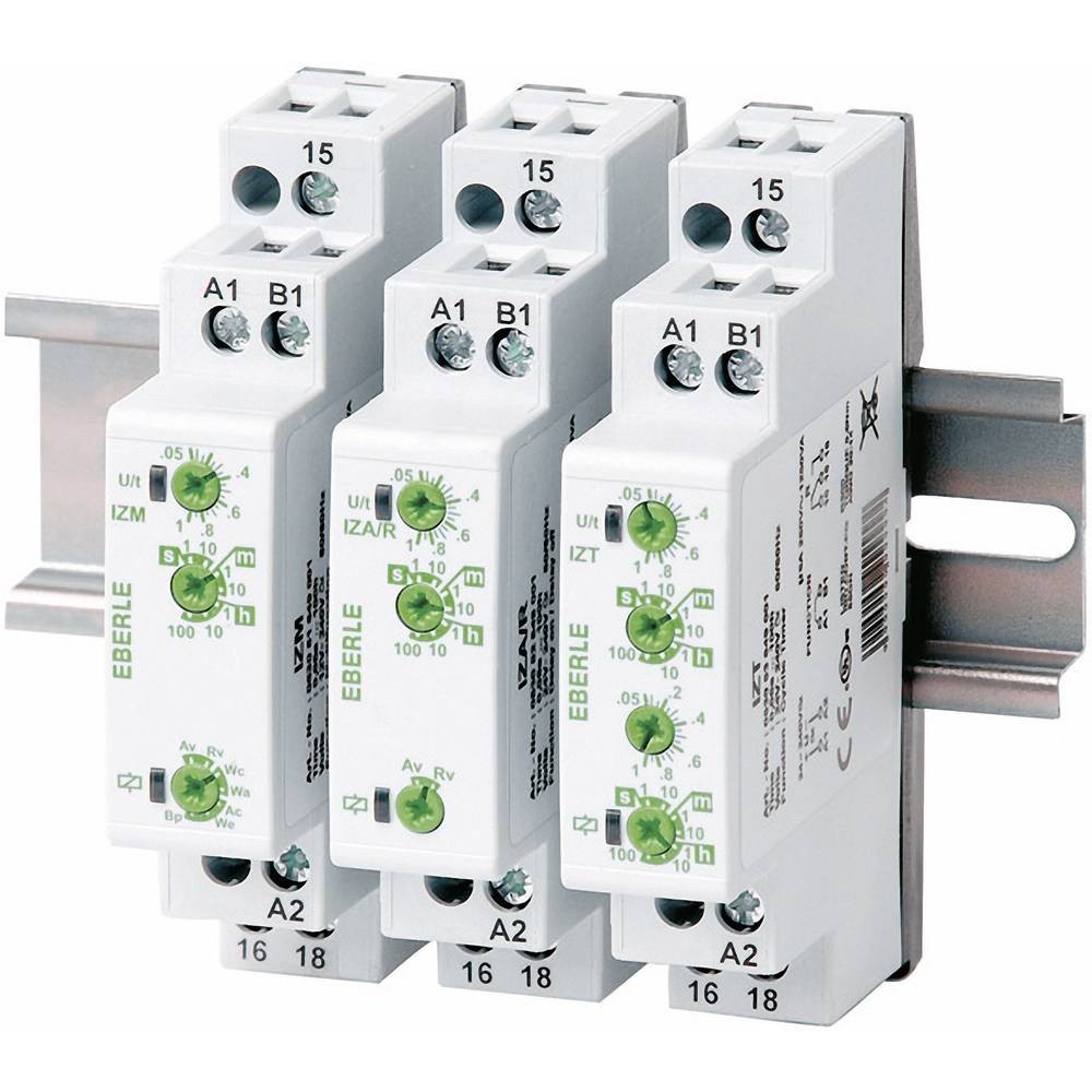 Relais temporisé multifonction Eberle 0530 52 649 001 programmation temporelle multi-tension