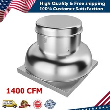 1400 CFM Upblast Roof Exhaust Fan for Restaurant Kitchen Factory Ventilation Fan