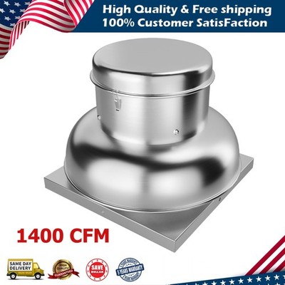 1400 CFM Upblast Roof Exhaust Fan for Restaurant Kitchen Factory Ventilation Fan