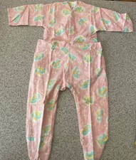 Vintage 50s 60s Etell Children's Pink Pajamas Sz 2T Cotton