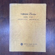 VINTAGE YAMAHA ELECTONE MODEL E-10R SERVICE MANUAL