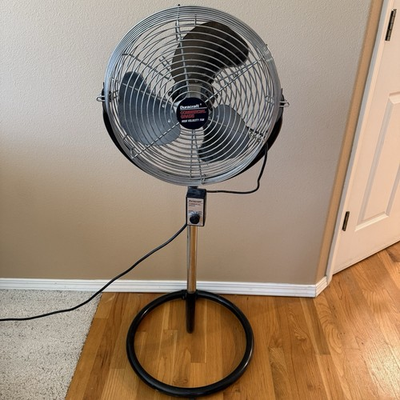 #ad Duracraft Commercial Grade High Velocity 3 Speed Fan on stand DV 515 works great $189.99
