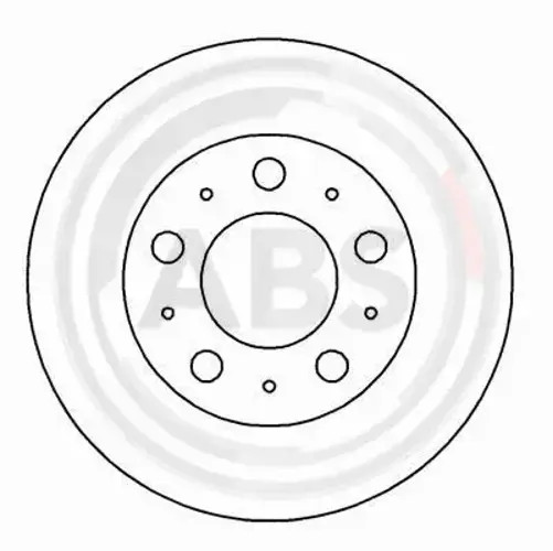 2x Brake disc Vented 15933 A.B.S. for VOLVO 740 760 740 Kombi 760 Kombi