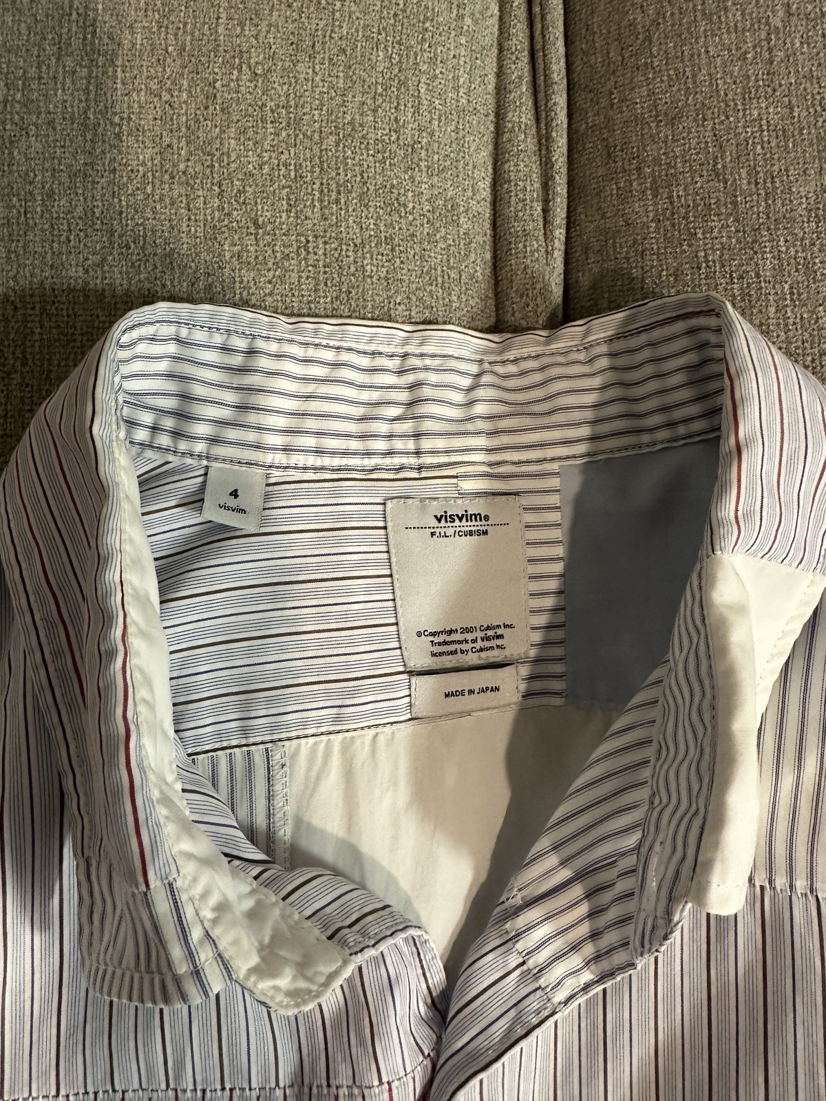 Visvim Patchwork Button-up Shirt Size 4 Made In J… - image 2