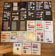 Hong Kong Commonwealth Stamps QEII Mint MNH Definitives 27 pages #BCWD4