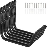 6 StüCk Wandhaken Universalhaken Leiterhaken, 28Cm Wandhaken Garage-Haken,