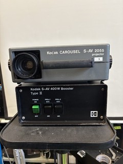 Proyector deslizante Kodak S AV 2055 400w x1 con unidad de refuerzo Raro