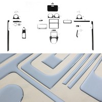 Innenraum Dekor Cockpit FüR VW Caddy 2010-2015 Aluminium Optik 23Tlg