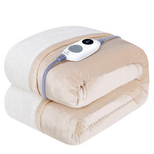 Westinghouse Heated Throw Blanket, Electric Blanket Throw with 6 Heating Lev...