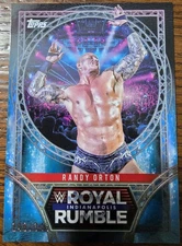 2025 Topps Royal Rumble Exclusive Randy Orton Blue /349