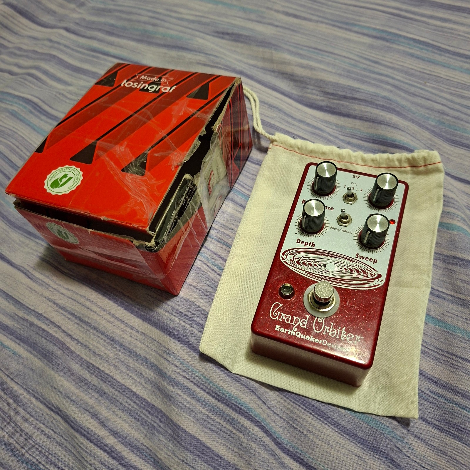 EQD EarthQuaker Devices Grand Orbiter V3 Phaser boutique effect pedal made USA