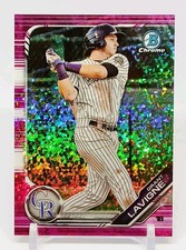 2019 Bowman Chrome Draft Sapphire Padparadscha 1/1 Grant Lavigne BDC-188