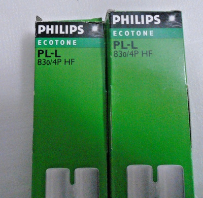 2  Philips PL-L 4Pin 40W/830 Replacement Bulbs 2G11 Base 3500 Lumen 40 Watt