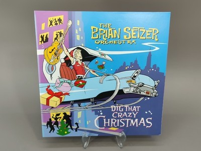 The Brian Setzer Orchestra   Dig That Crazy Christmas Coloured Vinyl Near Mint