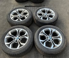 GENUINE BMW X3 F25 X4 F26 18” ALLOY WHEELS WITH TYRES 6862889 245/50R18