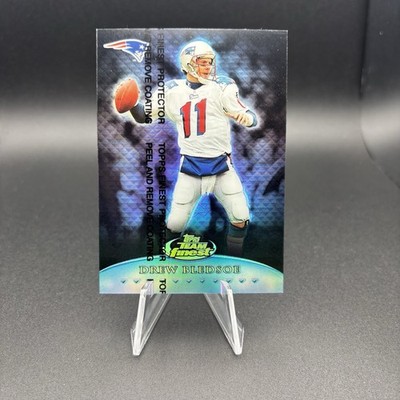 1999 Topps Finest Team Finest Drew Bledsoe #T4 Refractor /150 New England Patrio