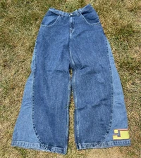 Vintage 90s JNCO Jeans Sonik Feedback J164 Wide Leg Pants Size 32Wx31L