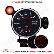 Gps Speedometer Mph Gauge 95mm 0-180mph - Depo Racing Japanese Stepper Movement