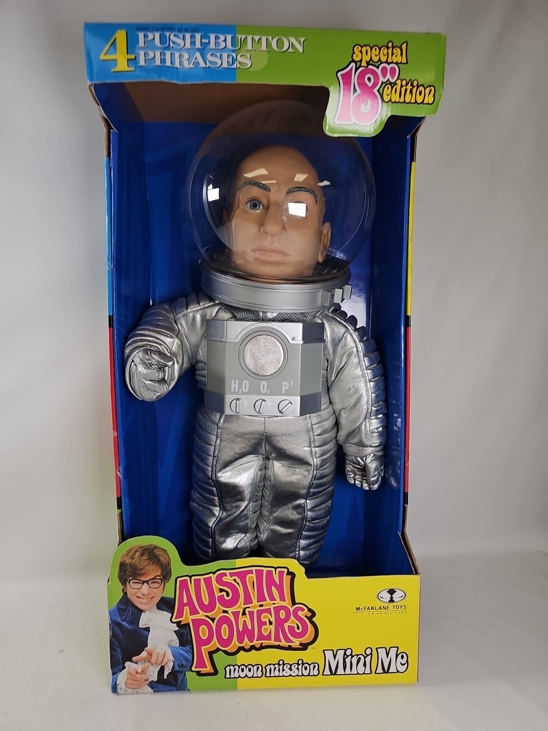 Moon Mission Mini Me 18" (Vintage Austin Powers, McFarlane) NEW