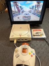 Sega Dreamcast HKT-3030 Console With Sega Rally, Leads and Accessories