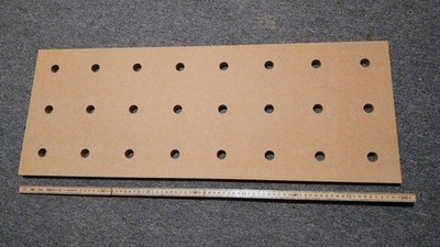 Schablone 800x300 Lochrasterplatte Lochplatte Raster 96 100 mm MDF MFT Oberfräse