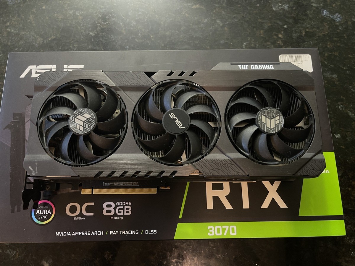 ASUS TUF GeForce RTX 3070 OC 8GB GDDR6 Graphics Card for