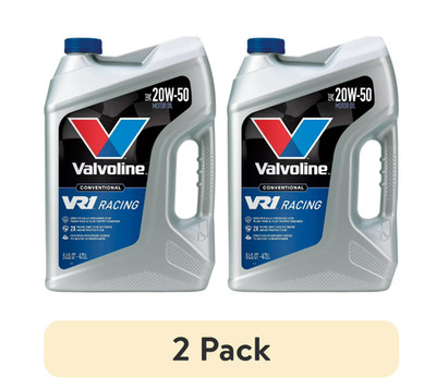 (2 pack) VVL VR1 Racing Motor Oil SAE 20W-50, Friction Reduction, Extreme Wear