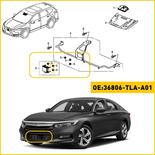 3PCS Milliwave Radar Alignment Mounting Clip Civic For CR-V Accord 36806-TLA-A01 - Picture 5 of 35