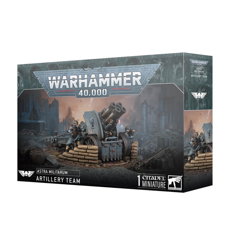 Warhammer 40k Astra Militarum Death Korps of Krieg Artillery Team NEW in BOX