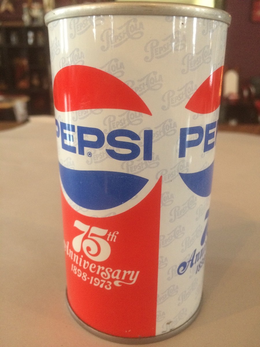 Pepsi 75th Anniversary 12oz Can | eBay