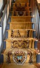 Leopard Stair Runner Rug Animal Rug Area Cheetah Rug, Green Area Rug Carpet