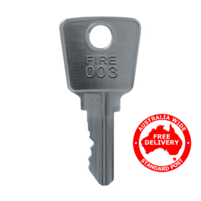 Fire Brigade 003 Key Cut, Essential Services, MFB, Emergency Services Key