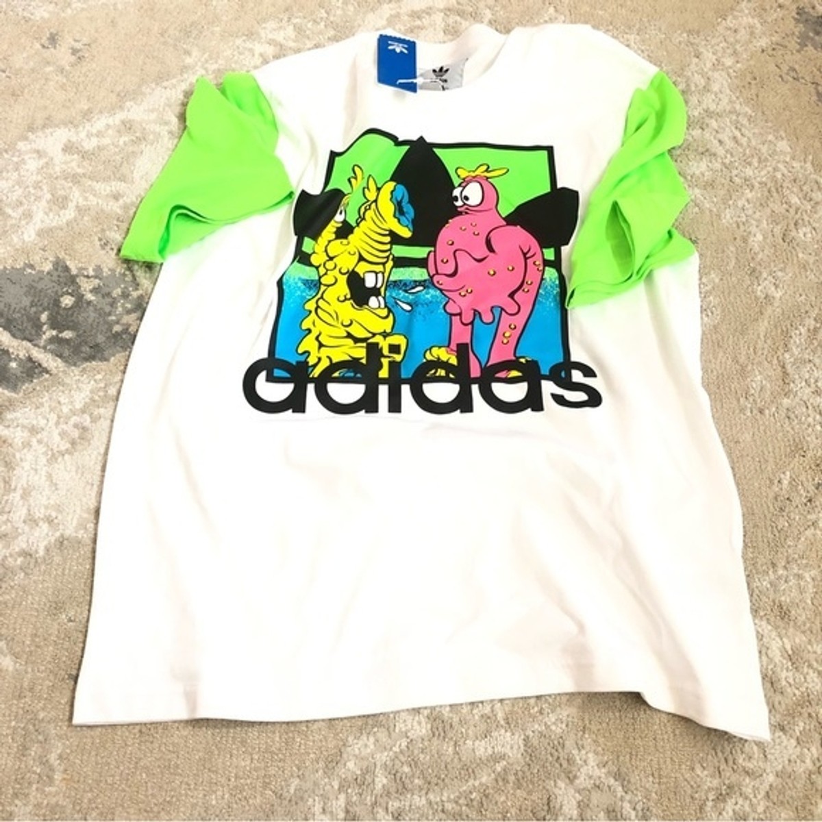 Adidas x Jeremy Scott Men's Artwork Tee H53371 Size S | eBay