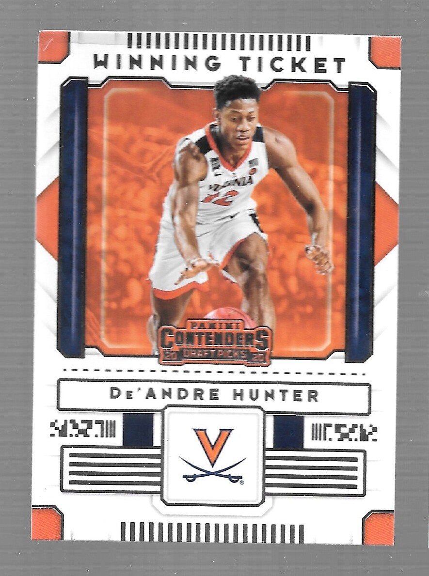 2020 Panini Contenders Draft Picks Winning Ticket De'Andre Hunter #2 NRMT