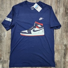 1901 Nike Alianza Lima Soccer T-Shirt Air Jordan One Men M Peru Farfan Guerrero