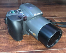 Olympus IS-10DLX 35MM Film Camera 28-110 High Resolution w/Strap  Case Tested