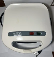 Proctor-Silex Sandwich Toaster Nonstick Grids Press MealMaker Model 25400 Works