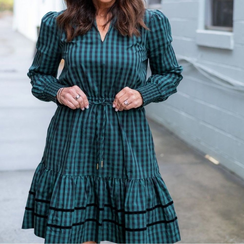 DRAPER JAMES RSVP Long Sleeve Tiered Dress EUC SIZE XL eBay