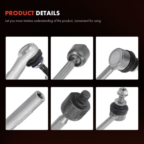 6Pcs Front LH & RH Sway Bar Link & Tie Rod End for Tesla 3 2017-2021 Y 2020-2021 - 第 7/9 張圖片
