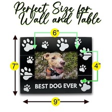 Dog Photo frame White And Black