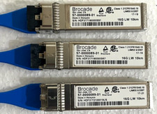 Lot of 4 x Brocade 16Gbps LW SFP Fiber Transceivers 57-0000089-01 16Gb LW SFP