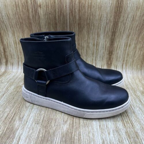Harley Davidson Bateman Harness Women's Size 8 M Black Zipper Motorcycle Boots