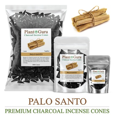 Palo Santo Charcoal Incense Cones 1'' TOPFLOW Bulk Wholesale For Burner Holder